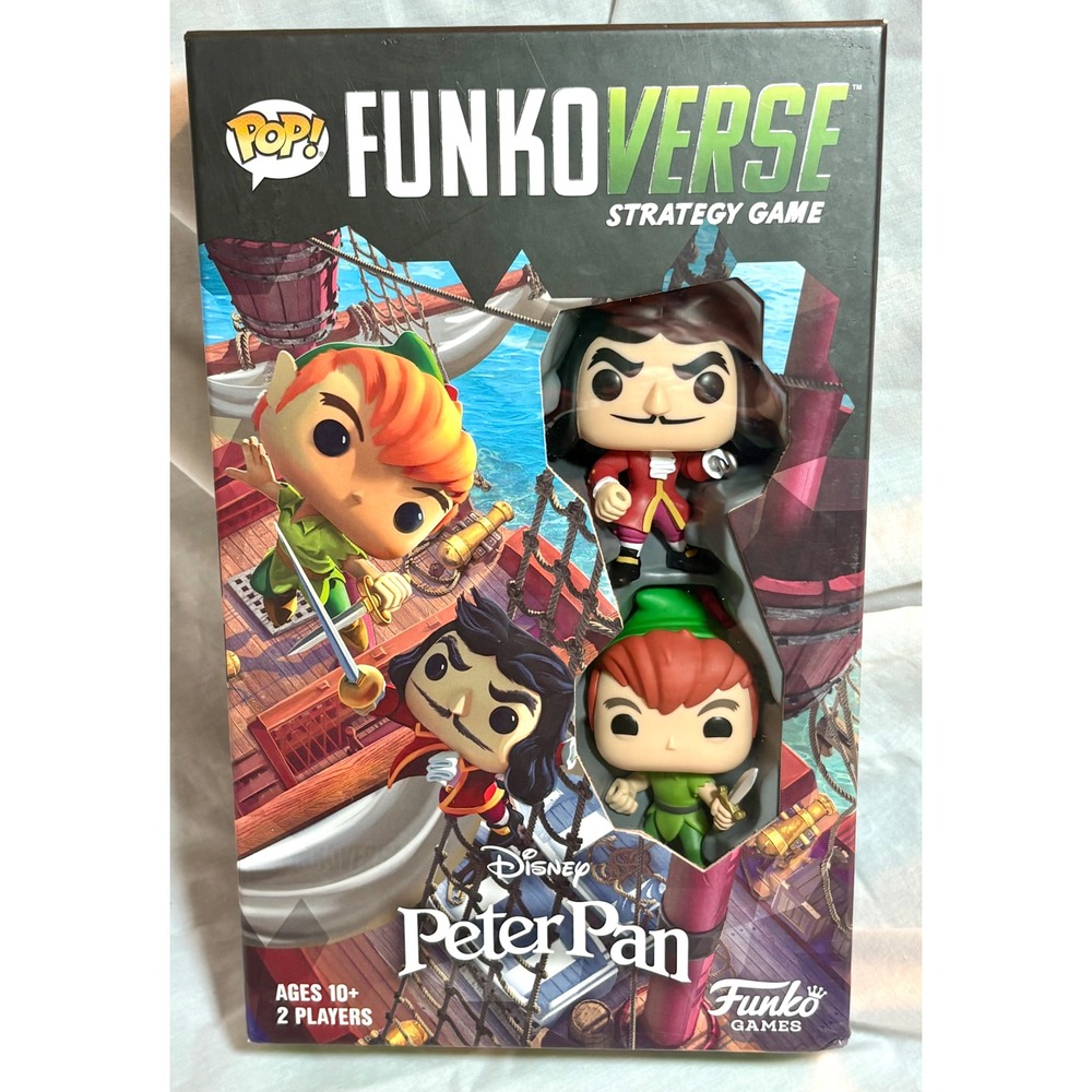 FunkoVerse Strategy Game Disney Peter Pan 100 Captain Hook Funko Pop Figures 2pk